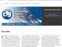 Tablet Screenshot of claremontfinancial.com